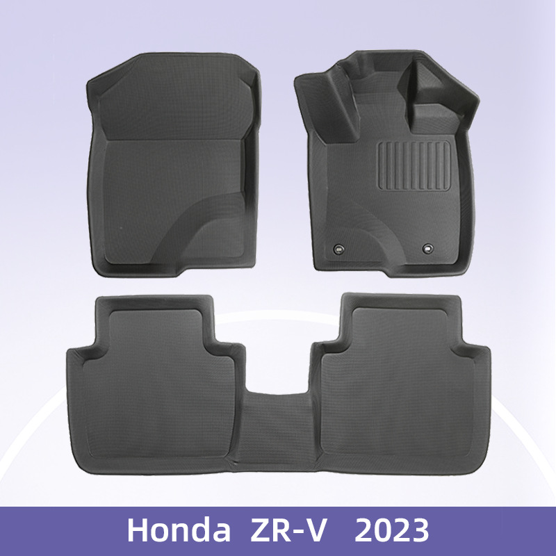 适用于Honda Honda ZR-V 燃油 2023 右舵 3D 全天候材质 XPE 脚垫后pregăteşte箱垫
